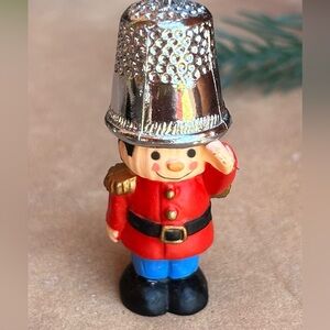 Hallmark Little Trimmer Thimble Soldier Rare Vintage Keepsake Ornament NIB